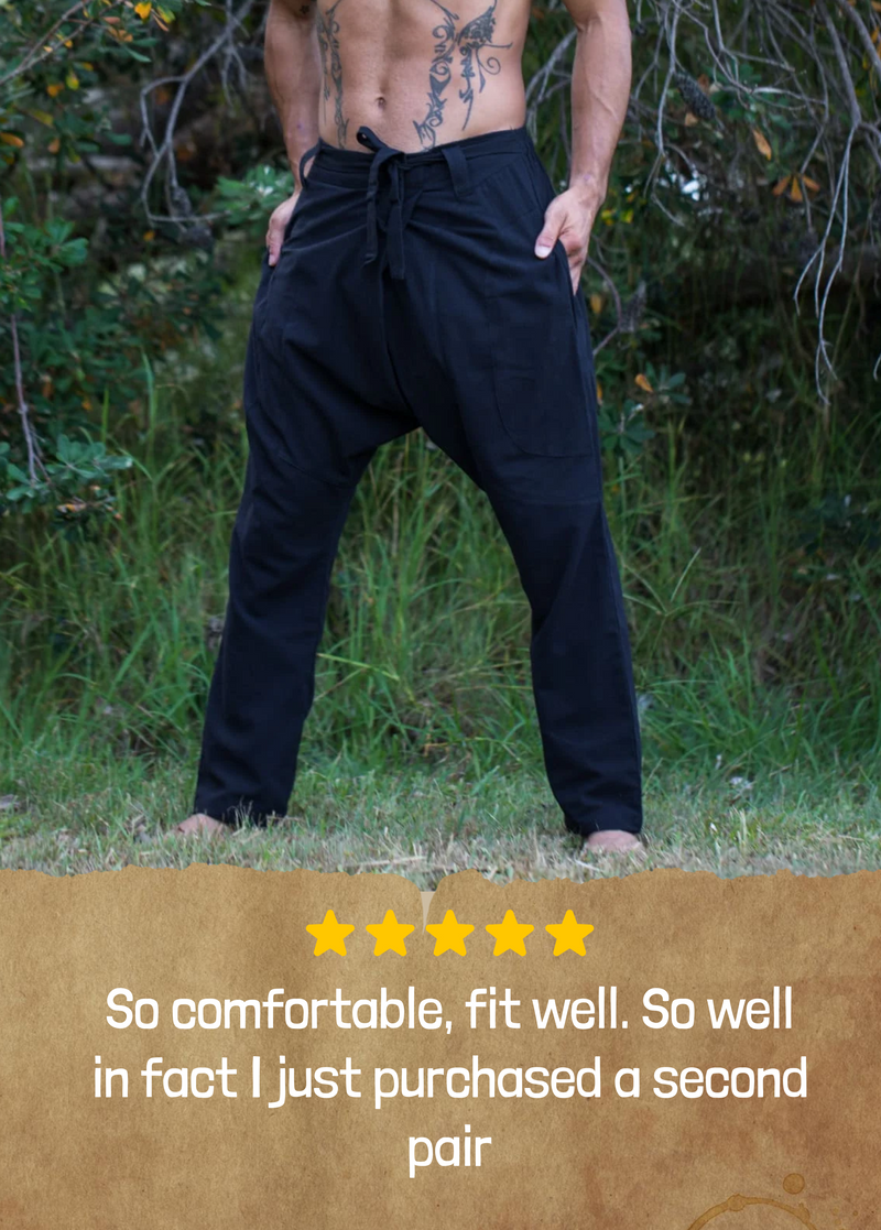 Loose fashion crotch pants