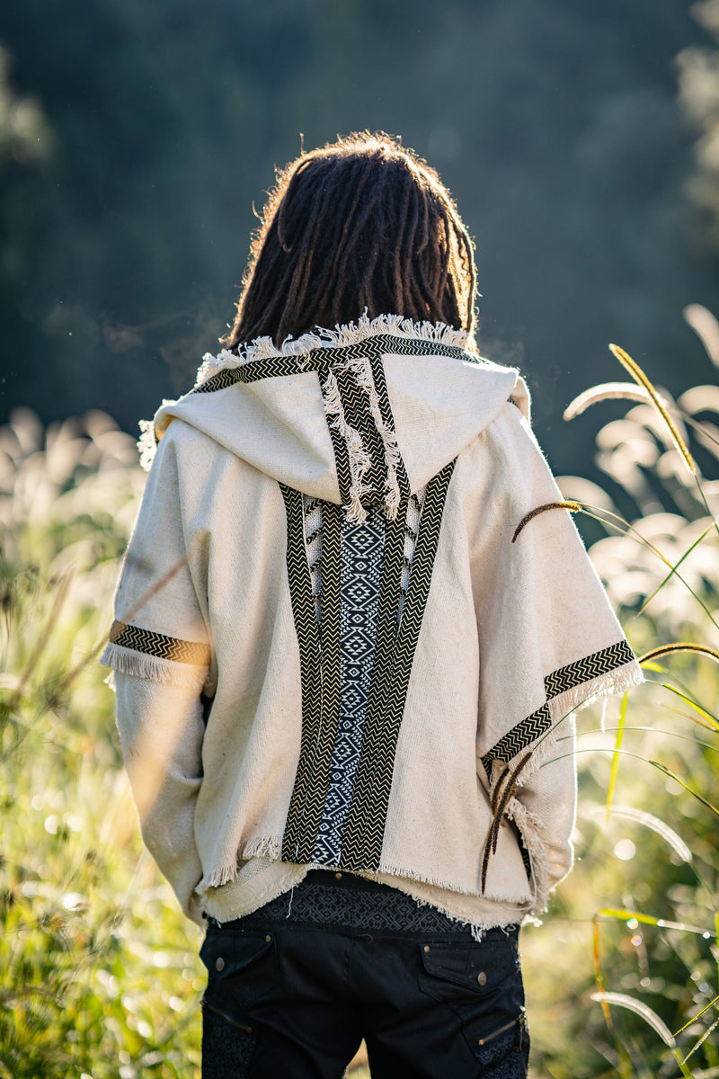 Men s Hooded Kimono Shop Kimono Vests AJJAYA