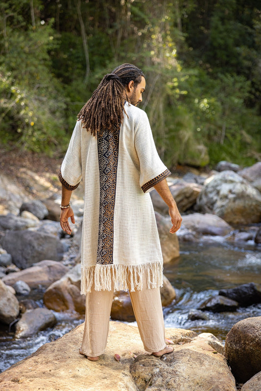 Yoga Organic Cotton Leggings Steampunk Alternative Clothing Boho Gypsy  Fusion Festival Wear OFFRANDES 