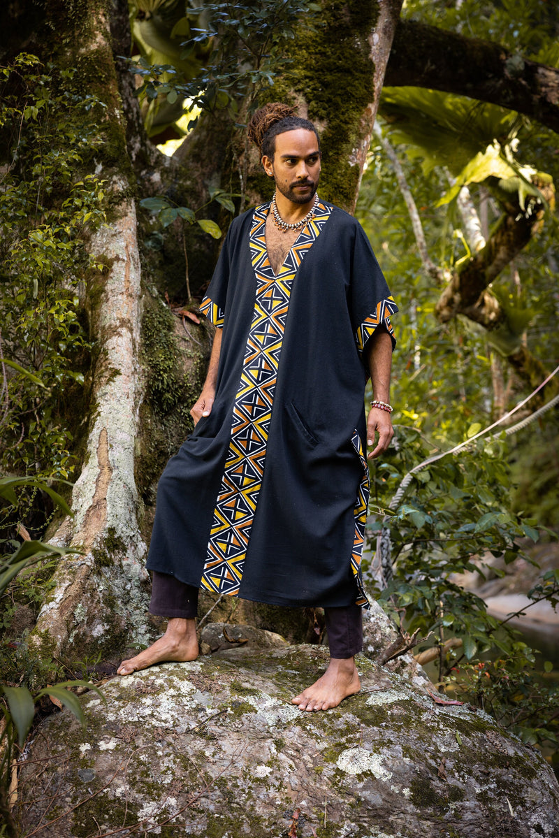 Fashion black kaftans