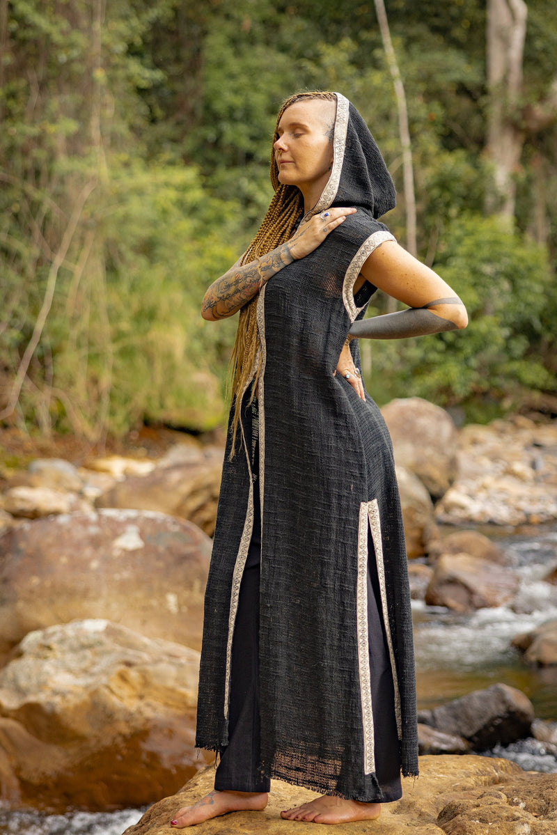 Long dress vest womens sale